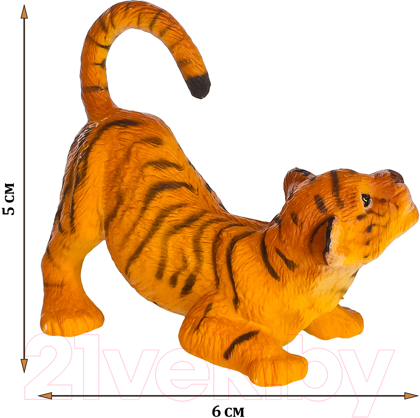 Набор фигурок коллекционных Masai Mara Мир диких животных. Семья тигров / MM211-209 — фото 4