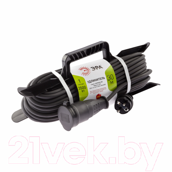 Удлинитель на рамке ЭРА UFx-1e-3x1.5-30m-IP44(KG) / Б0050869 — фото 4
