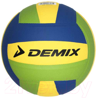 Мяч волейбольный Demix Y9KN0TYFDP / 114494-MU (размер 5, синий/зеленый)