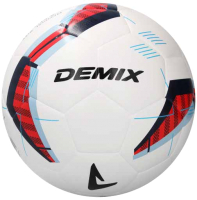 Футбольный мяч Demix 0CIMH8PYVS / 114526-W2 (размер 5, белый) - 