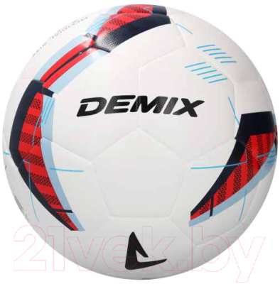 Футбольный мяч Demix 0CIMH8PYVS / 114526-W2 (размер 5, белый)