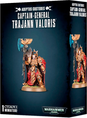 

Фигурка для настольной игры, Captain-General Trajann Valoris / 01-10