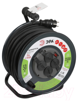 Удлинитель на катушке ЭРА RMx-4es-3x2.5-50m-IP44(KG) / Б0052919