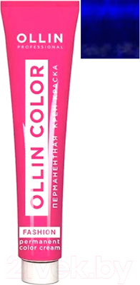 Крем-краска для волос Ollin Professional Fashion Color перманентная 395669 (60мл, экстра-интенсивный синий)