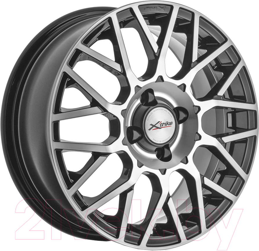Литой диск X'trike X-132 15x6" 4x100мм DIA 60.1мм ET 40мм BKFP
