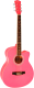Акустическая гитара Elitaro E4010 PI (розовый) - 
