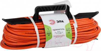 Удлинитель на рамке ЭРА UFx-1e-3x1.5-40m-IP20 / Б0046813 - 