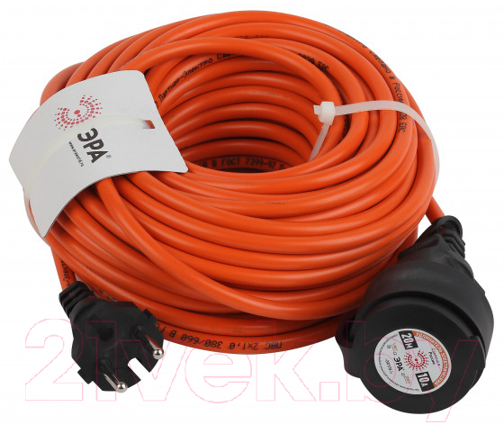 Удлинитель ЭРА UPx-1-2x1-20m-IP44 / Б0046806