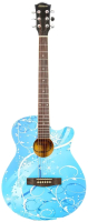 Акустическая гитара Elitaro E4040 Blue Fantasy (фантазия) - 