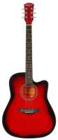 Акустическая гитара Elitaro E4110 RDS (красный) - 