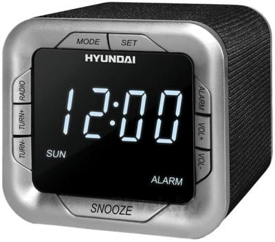 Радиочасы Hyundai H-1505 (Black) - общий вид