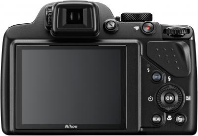 Компактный фотоаппарат Nikon Coolpix P530 (черный) - вид сзади