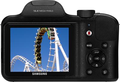 Компактный фотоаппарат Samsung WB1100 (Black) - вид сзади