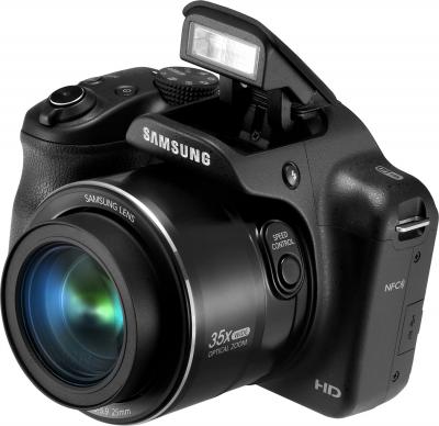 Компактный фотоаппарат Samsung WB1100 (Black) - общий вид