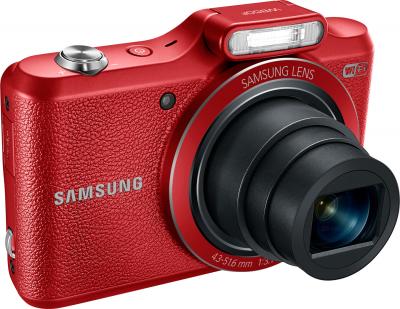 Компактный фотоаппарат Samsung WB50F (Red) - общий вид