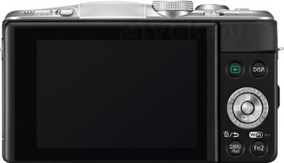 Беззеркальный фотоаппарат Panasonic Lumix DMC-GF6XEE-K - вид сзади