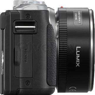 Беззеркальный фотоаппарат Panasonic Lumix DMC-GF6XEE-K - вид сбоку