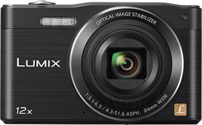 Компактный фотоаппарат Panasonic Lumix DMC-SZ8EE-K - вид спереди