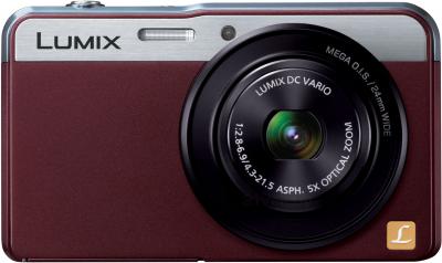 Компактный фотоаппарат Panasonic Lumix DMC-XS3EE-R - вид спереди