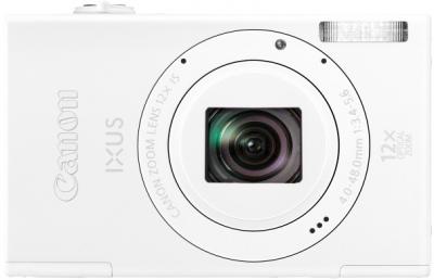 Компактный фотоаппарат Canon IXUS 510 HS (White) - вид спереди