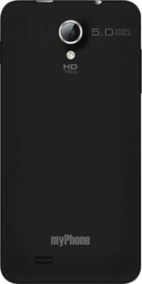 Смартфон MyPhone Next-S - задняя панель черного цвета