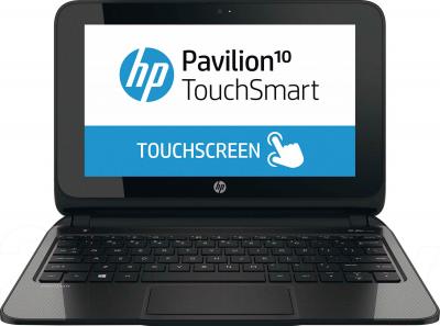 Ноутбук HP Pavilion TouchSmart 10-e010sr (F5B61EA) - фронтальный вид