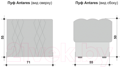 Пуф Askona Антарес (Enrich 1/4038)