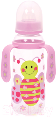 

Бутылочка для кормления Lorelli, Прозрачный;розовый, 1020066