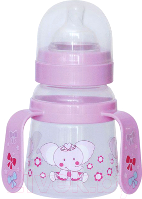 Бутылочка для кормления Lorelli 1020067 (150мл, светло-розовый)