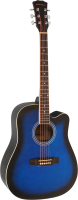 Акустическая гитара Elitaro E4120 BLS (синий) - 