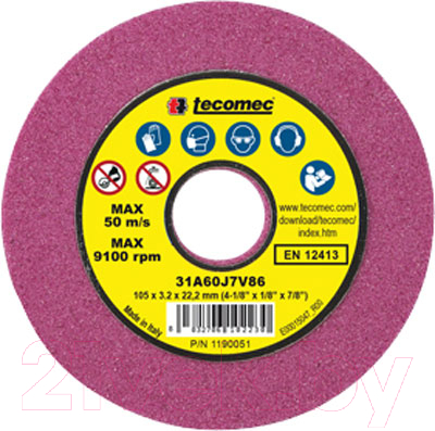 Точильный круг Tecomec K00204017