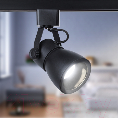 Трековый светильник ЭРА TR38-GU10 BK / Б0053308 (черный)