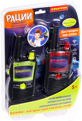 Изображение товара Рация игрушечная Bondibon ВВ5462 (зеленый/красный)