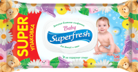 Влажные салфетки детские Super Fresh 120шт - 