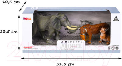 Набор фигурок коллекционных Masai Mara Мир диких животных / MM211-250
