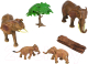 Набор фигурок коллекционных Masai Mara Мир диких животных. Семья слонов / MM211-255 - 