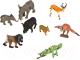 Набор фигурок коллекционных Masai Mara Мир диких животных / MM211-259 - 