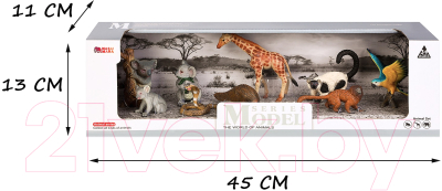 Набор фигурок коллекционных Masai Mara Мир диких животных / MM211-266