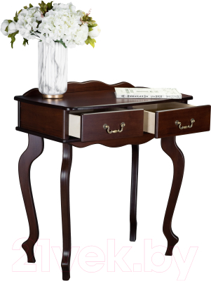 Консольный столик Мебелик Берже 21 (темно-коричневый)