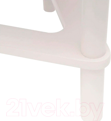 Стойка для одежды Мебелик Костюмная с сиденьем В 26Н (белый)