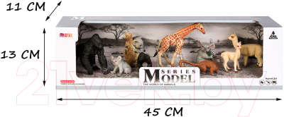 Набор фигурок коллекционных Masai Mara Мир диких животных / MM211-274
