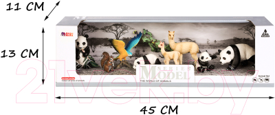 Набор фигурок коллекционных Masai Mara Мир диких животных / MM211-275