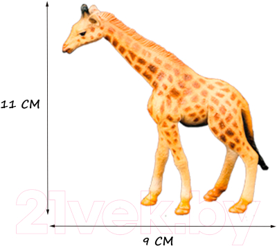 Набор фигурок коллекционных Masai Mara Мир диких животных. Семья жирафов / MM211-292