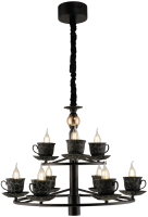 

Люстра Newrgy, Lighting Veneto Luce 1012/6+3 BK