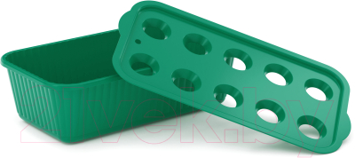 Ящик для рассады Альтернатива Для зеленого лука / М6715 (зеленый)