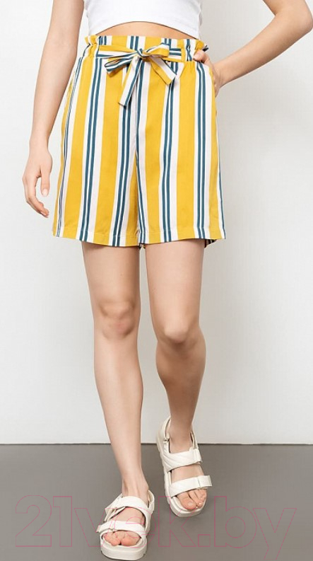 Шорты Mark Formelle 132242 (р.170-90, полоска горчичная крупная)