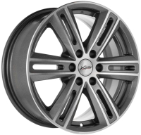 

Литой диск, X-124 Nissan Pathfinder 17x7.5" 6x114.3мм DIA 66.1мм ET 30мм