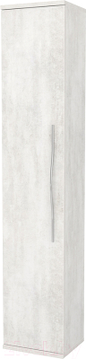 Шкаф-пенал для ванной Какса-А Кристалл / 003991 (белый, универсальный)