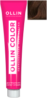 Крем-краска для волос Ollin Professional Color перманентная 6/7 (100мл, темно-русый коричневый) - 
