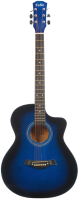 Акустическая гитара Fabio FB-JF40BG BLS (синий, липа) - 